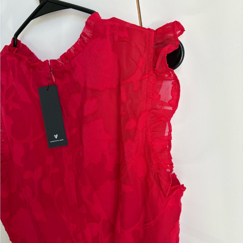 Lulu’s Red Mini Dress - Picture 4 of 7